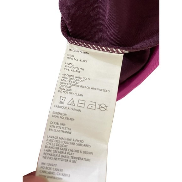 Prana Women's Sleeveless Scoop Neck Top Burnout Double Layer Pink Purple Sz Med - Picture 4 of 4